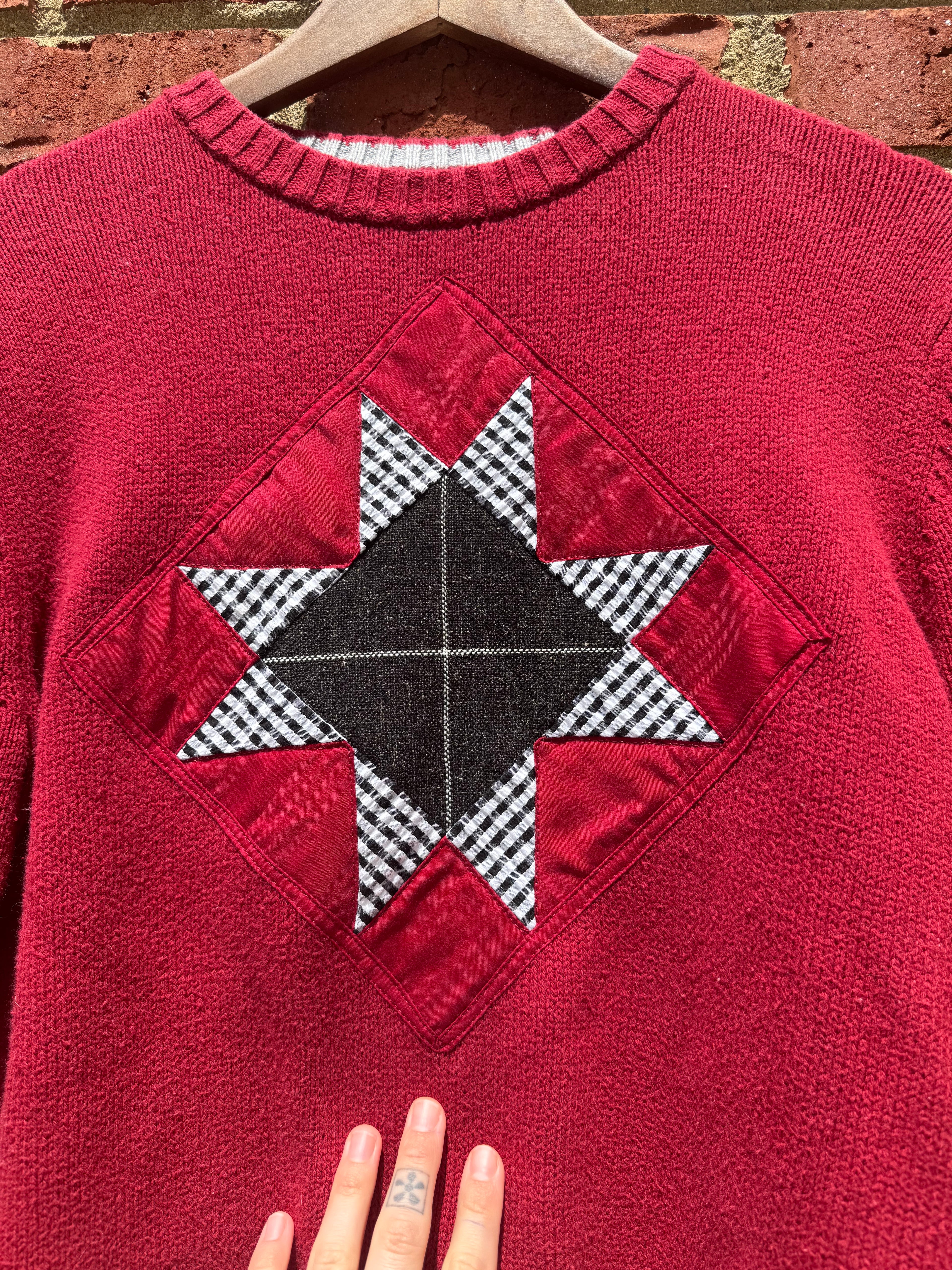 Quilted Sawtooth Star Sweater